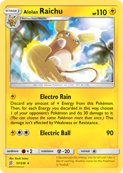 Alolan Raichu Unified Minds 57/236