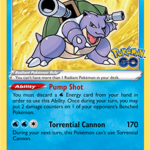 Pokemon Go Radiant Blastoise 18/78