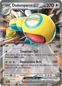 Journey Together Dudunsparce EX 121/159