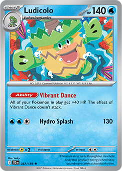Journey Together Ludicolo 37/159