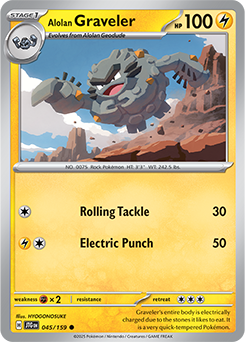 Journey Together Alolan Graveler 45/159