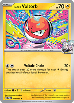 Journey Together Iono’s Voltorb 47/159