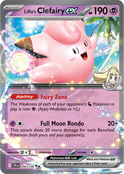Journey Together Lillie’s Clefairy EX 56/159