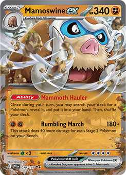 Journey Together Mamoswine EX 79/159