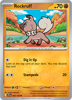 Journey Together Rockruff 84/159