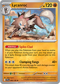 Journey Together Lycanroc 85/159