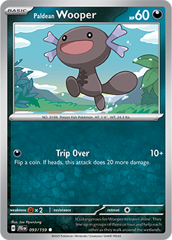 Journey Together Paldean Wooper 93/159