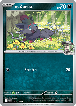 Journey Together N’s Zorua 97/159