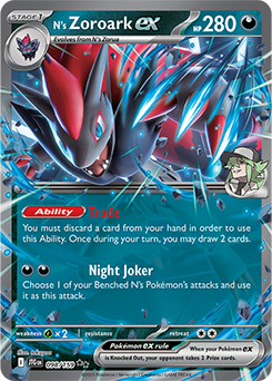 Journey Together N’s Zoroark EX 98/159